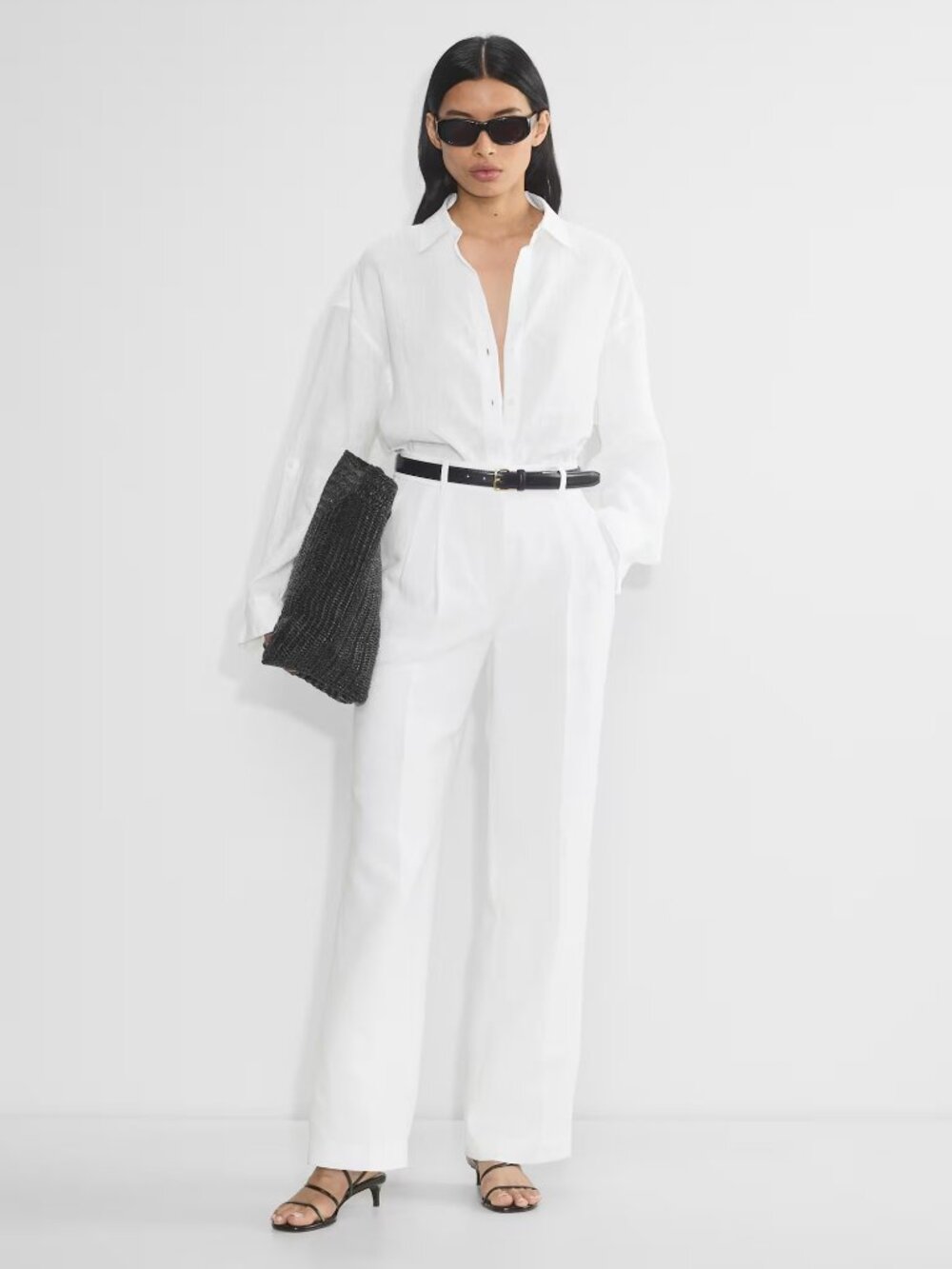 Aritzia Effortless Pant Cruiselinen White Size 2